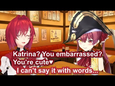 Ange Katrina & Houshou Marine's dynamic PT1【Eng Sub / SKB / Unhinged / hololive / Nijisanji】