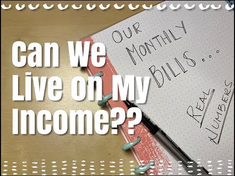 Can We Live On My Income? Real Numbers - Real Budget + Bills | SELF AUDIT SERIES