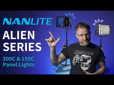 Nanlite Alien 300C and 150C Panel Lights | Separated only by Power