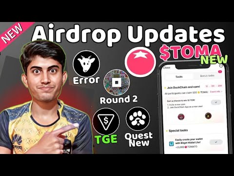 Tomarket Claim 500 $TOMA | Not Pixel Round 3 | Ton Station Airdrop TGE | Goats Airdrop Withdrawal