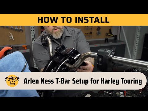 How to Install Arlen Ness T-Bar : Harley Davidson Road Glide