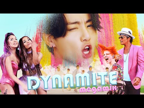 BTS - Dynamite (Megamix) ft. Ariana Grande, Lady Gaga, Bruno Mars, TWICE