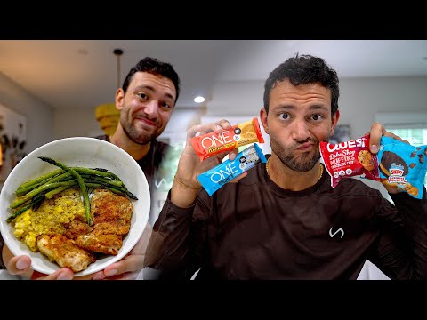 Full Day of Eating Simple High Protein Meals + Snacks *2400 calories*