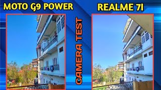 Moto G9 power vs realme 7i camera test || realme 7i vs moto G9 camera comparison hindi 🔥