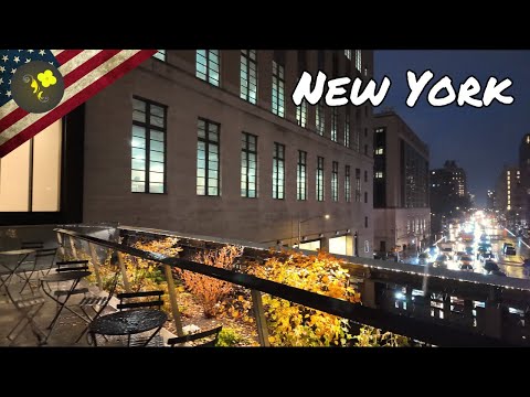 New York City Walking Tour 4K | Hudson Yards & High Line Christmas Lights 2024