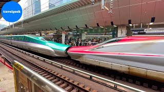 Riding Japan's Coupling Bullet Train Shinkansen | Tokyo - Morioka