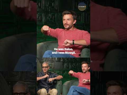 Jeff Goldblum and Jonathan Bailey joke about 'Jurassic' connection