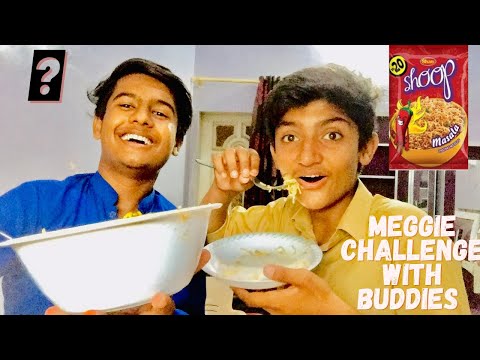 Maggie Challenge With Buddies🌶🥵 | Shoop Noddles | Spicy |Kashan Dal Official