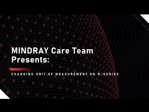 Changing Unit of Measurement on N-Series & ePM-Series Patient Monitors