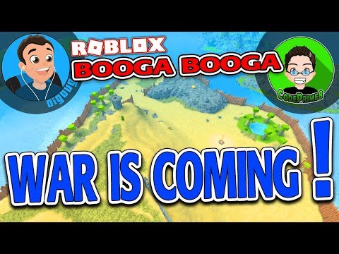 Prepare for War!! Roblox Booga Booga with CodePrime8!! Ep: 3