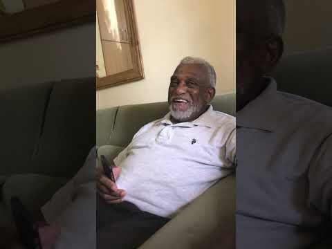 My 87 Year Old Father In Ghana Talking His experience on first trip to Africa