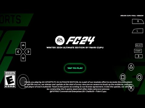 EA SPORTS FC 24 PPSSPP MOD ENGLISH VERSION LATEST UPDATE PES 2024 PSP CAMERA PS5