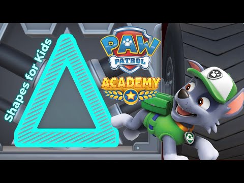 Paw Patrol Fun Shapes Learning for Kids - Discover shapes with Rocky