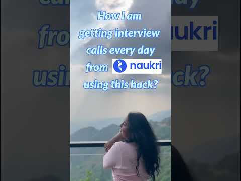 How I am getting multiple interview calls? | Nauakri hacks👌|100% interview calls |check description