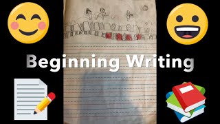 Beginning Writing Kindergarten Examples for Kindergarten Readiness