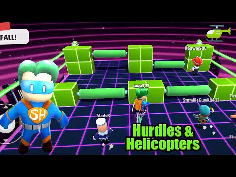 Stumble Guys Hurdles & Helicopters