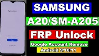 SAMSUNG A20 FRP BYPASS COM EFT PRO DONGLE 4.4.2