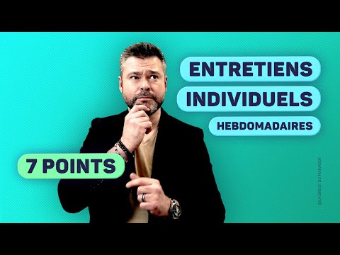 7 points à couvrir lors de l'Entretien Managérial Hebdomadaire