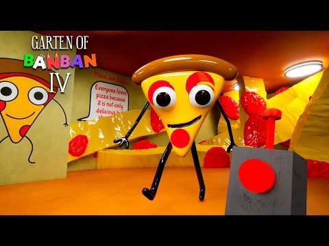 Garten of Banban 4 - PIZZA JOE Boss Fight (Gameplay #5)