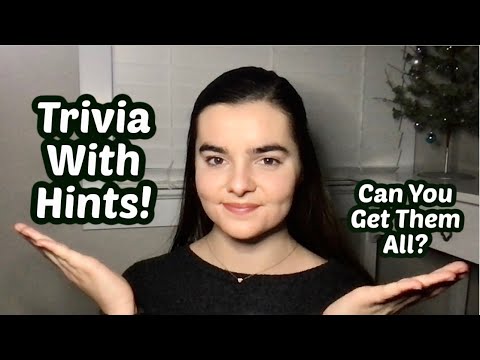 ASMR 100 General Knowledge Trivia Questions With Hints!