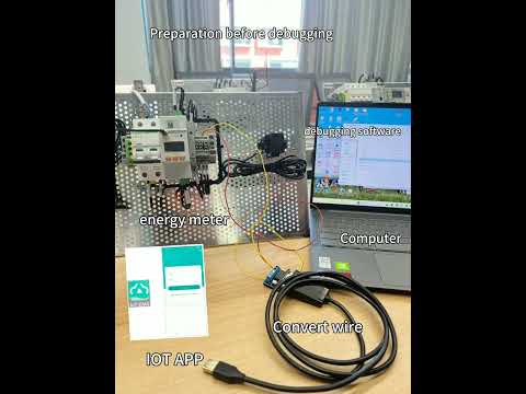 Acrel Electric | Debugging Video of ADW310 Wireless Single Phase WIFI Energy Meter