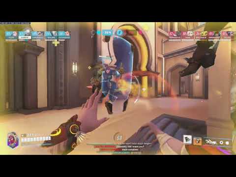 Overwatch 2: Not even a Pharmercy can beat Tanjiro himself (match highlight)