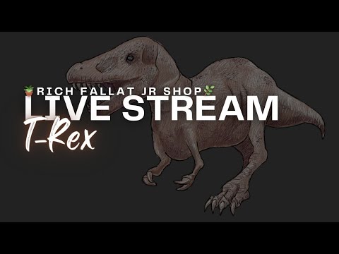 Trex Painting Tik Tok Live Stream