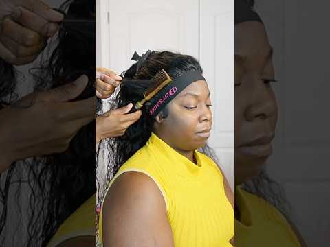 Step by Step 30 inch Water Wave Wig Install