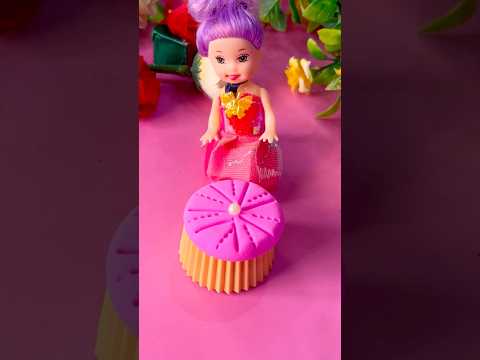 How to make Polymer clay cake #miniature #cake #cakedecorating #cakedesign