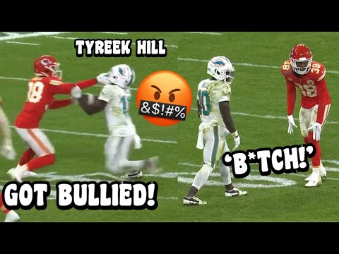 Tyreek Hill got ‘BULLIED’ Vs Chiefs 😰👀 Chiefs Vs Dolphins 2023 highlights