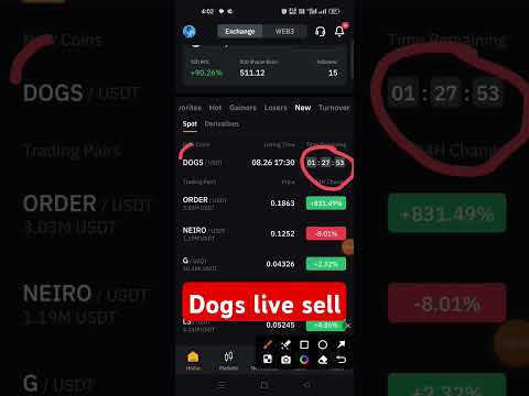 dogs coin sell #dogsprice #shorts #viralshort