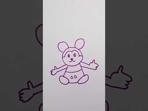 Easy Mickey drawing | easy drawing for kids