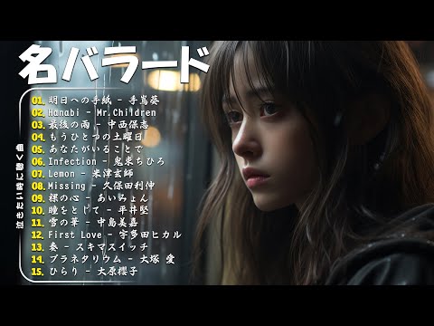 落ち込んだ時に聴く曲！泣きたい時に聴 !応援歌 🎵 元気が出る曲！前向きになれる歌！J POP 泣き歌 号泣 感動 バラード