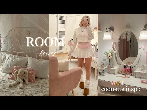 𐙚‎‧₊˚ROOM TOUR *coquette inspired* {que hay en mis cajones, inspo organización, set up tour…}🎀🏹