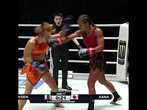 Kickboxing MASTERCLASS 🥊 Anissa Meksen spoils Kana's ONE debut scores a unanimous decision win!