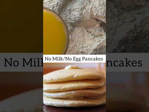 No Milk No Egg Pancakes #shorts