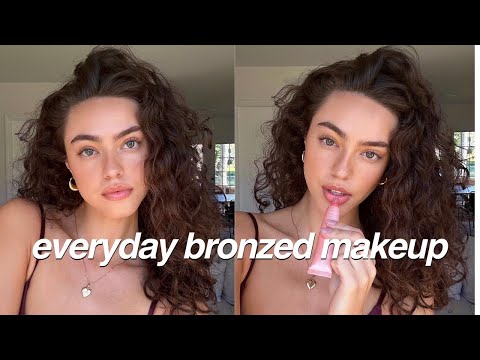 Daily Bronzed & Glowy Makeup Routine 2024