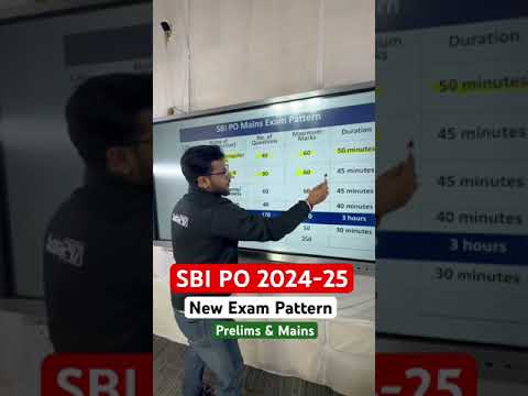 SBI PO New Exam Pattern😱#sbipo #sbiponotification2024 #sbipoexampattern #adda247 #trending #sbi