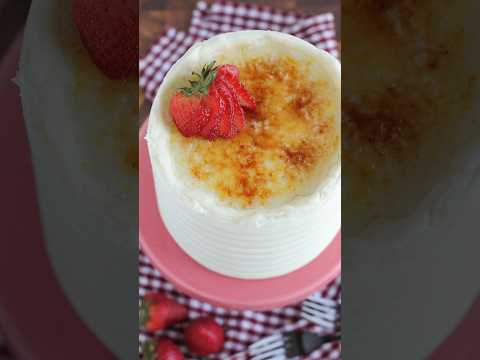 How to make a crème brûlée cake! Recipe from “I’ll Bring the Cake” cookbook 😍😍😍