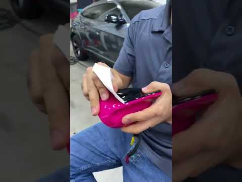 REMOVING PINK VINYL WRAP!