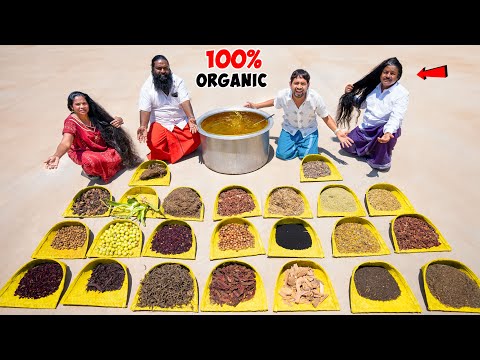 चमत्कारी तेल ! We Make Hair Oil Using 108 Herbs - Adivasi Hair Oil