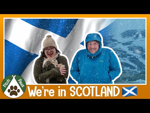 CAIRNGORMS SNOW ROADS | Road Trip on Scotland’s Scenic Driving Routes | Dog Reacts to Snow