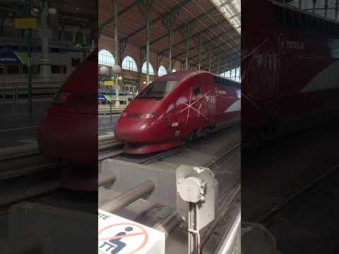 TGV in Gare du Nord, Paris