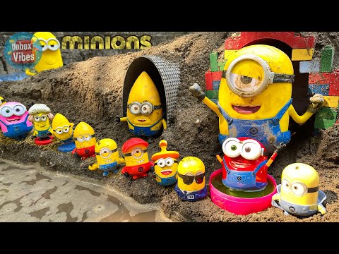 Satisfying Unboxing of DESPICABLE ME 4 in a Mystery Lego Hole & Hot Wheels Transport Car