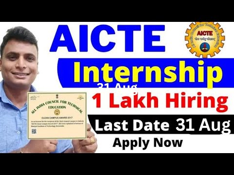 Aicte Bulk Internship Hiring 1 Lakh Internship For Students & Fresher With Stipend & Certificate