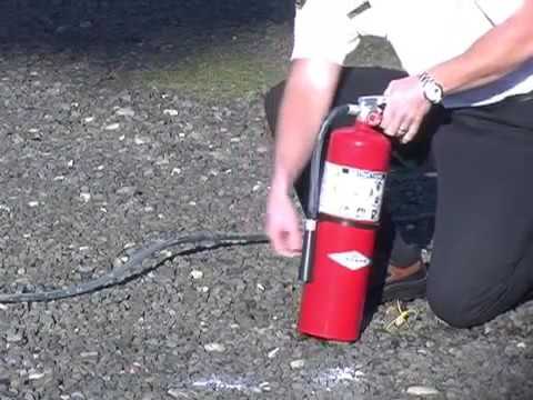 Using a Fire Extinguisher