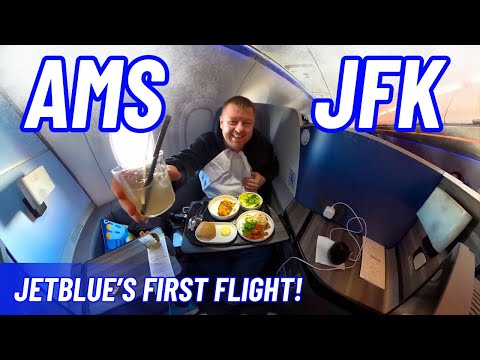 Jetblue's FIRST FLIGHT Amsterdam - JFK (+ luxury Mint Studio Review)