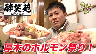 【酔笑苑】超新鮮！ホルモン焼肉を味わう！【厚木シロコロ】