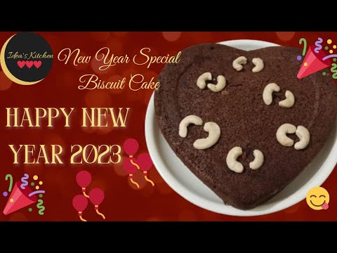 New Year Special Biscuits Cake ❣️