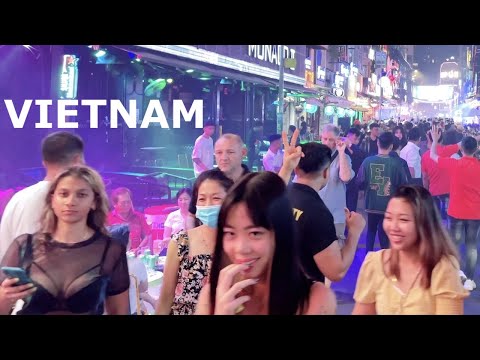 Vietnam Most Attractive Nightlife  🇻🇳 Bui Vien Walking Street